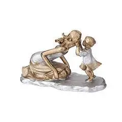 Статуэтка Мама с дочкой 15,5х6,5х10 см, фото №1