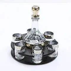 Мини-бар Вдохновение барная стойка Фурор + 6 фужеров/6 стопок, фото №1