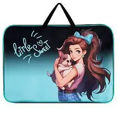 Папка д/ худ А3 ткань молн вокруг Sweet puppy Кокос, фото №1