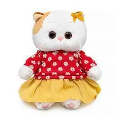 Игрушка мягкая Кошечка Ли-Ли BABY в свитере в цветочек, фото №1