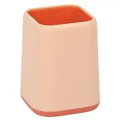 Подставка пластиковая "Style" 10,7x8x8 см, двухцветная, терракот, фото №1