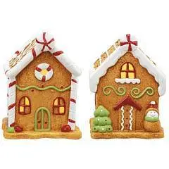 Фигурка декор. с подсв."Домик пряничный"L10,5 W8,5 H14,5 см,LR44, фото №1