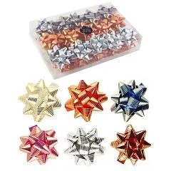 Бант-звезда 72мм ассорти, шт, фото №1