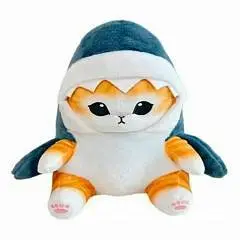 Игрушка мягкая Кот Акула желтый 30см, фото №1