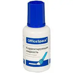 Корректирующая жидкость OfficeSpace, 12мл с кистью, фото №1