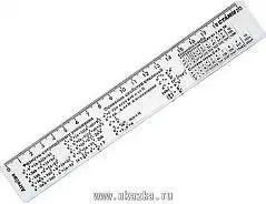 Линейка 20см справочная (Алгебра), фото №1