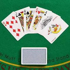 Карты игральные пластиковые,  55 шт, 34 мкр, микс, фото №1