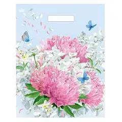 Пакет п/э "Праздничные шары" 20 х 30 см, фото №1