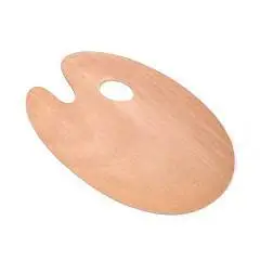 Палитра дерево, овальная, 20х30см, фото №1