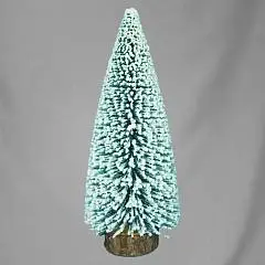 Ель декоративная заснеженная 10 см, фото №1