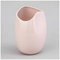 Ваза 12х11.5х17 см пудровый, фото №1
