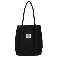 Шоппер BRAUBERG MOMENTS, вельвет, 35х30 см черн, фото №1