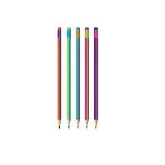 Карандаш чернографитный Berlingo "Fuze" HB, трехгран., заточен., фото №1