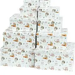 Коробка подарочная "Лесные зверьки" 18 х 18 х 9 см 11-7, фото №1