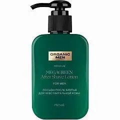 Лосьон п/бритья Organic Men для чувств.кожи "MEGAGREEN" 150мл, фото №1