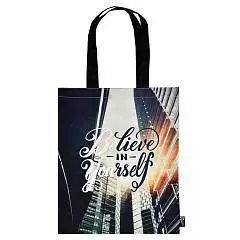 Сумка-шоппер Феникс+ "ЦИТАТА ДНЯ" 35x45 см, 1 отд., фото №1