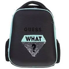 Рюкзак Hatber  Легкий Что? 38Х29Х16см Светоот 1 отд/2 карм, фото №1