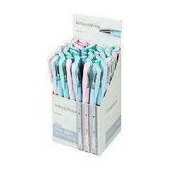 Ручка на масл. основе"UrbanWrite.Zefir" 0.7 ММ,СИНЯЯ(3 цв корп), фото №1