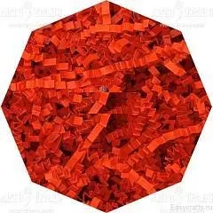 Бумажный наполнитель "Кирпично-красный" 50 гр., фото №1