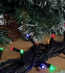 Гирлянда элект. уличная "Метраж" УМС, 10м, LED-100-220V, мульти, фото №1