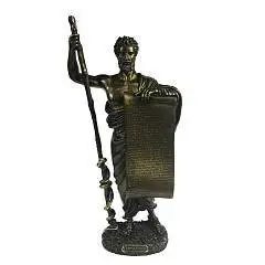 Изделие декоративное Гиппократ (темное золото) 14х10х32 см, фото №1