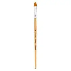 Кисть Синтетика овальная кор руч лак № 6 (8 мм) Сонет, фото №1