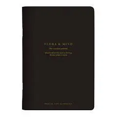 Тетрадь 48л КЛЕТКА "Флора", черный, фото №1