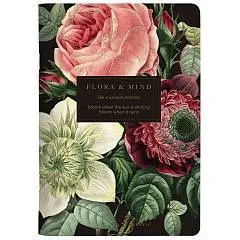 Тетрадь 48л КЛЕТКА "Flora", букет, фото №1