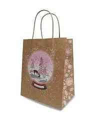 Сумка подарочная "Крафт" BC НГ 200х240х102мм, фото №1