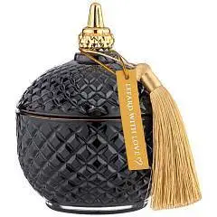 Ваза с крышкой   "CHARM BLACK", 9,5х12СМ, фото №1