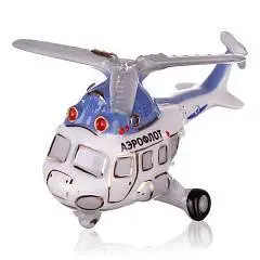 Игрушка фарфор "Вертолет Аэрофлот" подарочный, фото №1