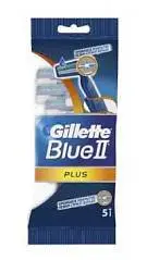 Станки одноразовые муж Gillette Blue II Plus, 5шт, фото №1