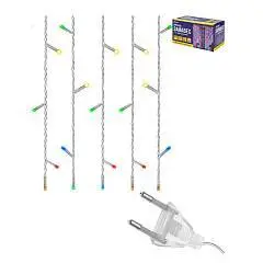 Гирлянда электрическая "Занавес" 3х2,7м, 210 ламп, мульти, фото №1