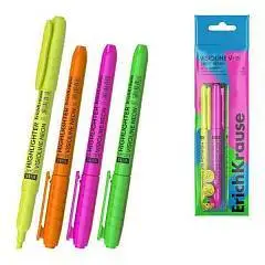Набор текстовыделителей EK Visioline V-15 Light Neon, 4цв, фото №1