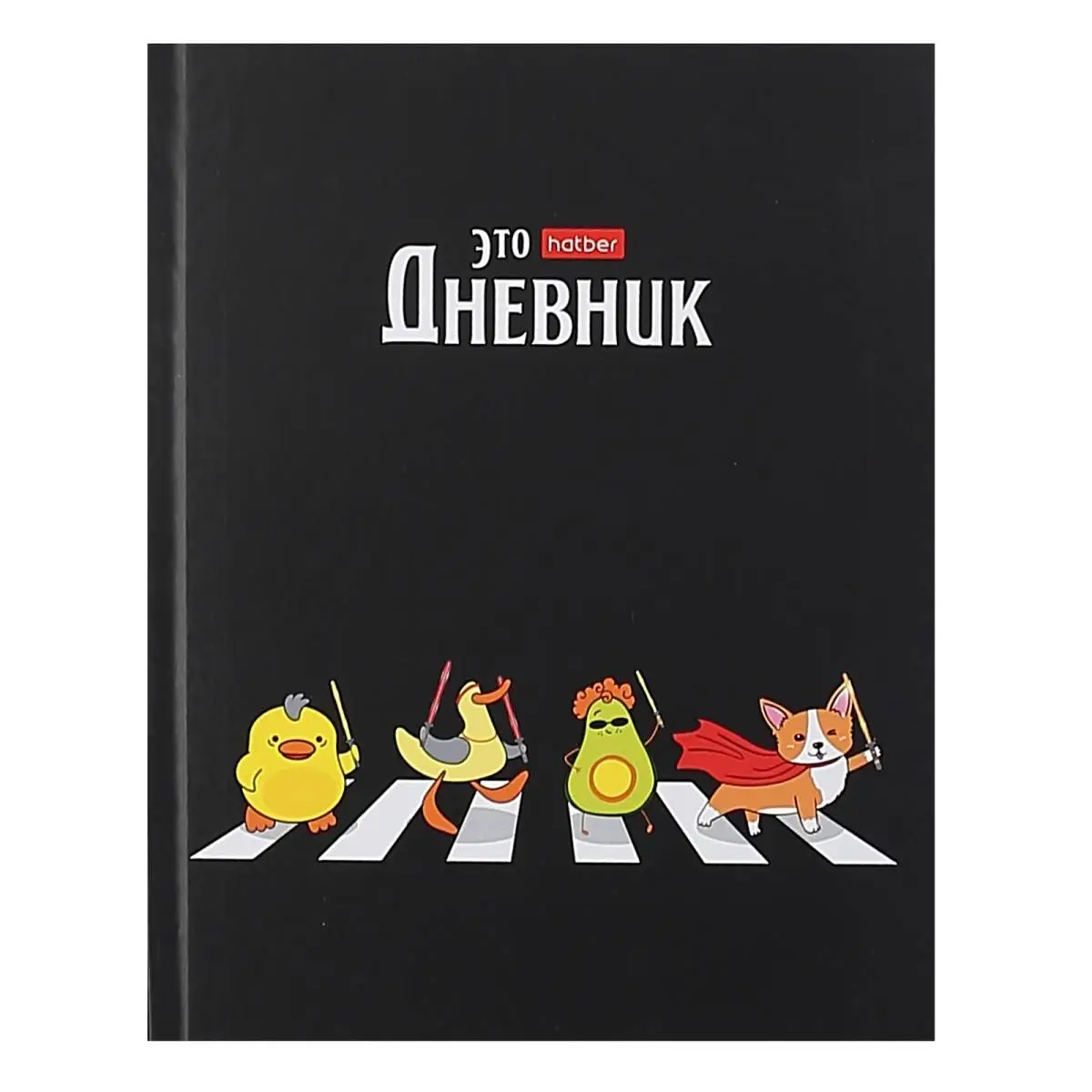 Дневник шк. "Забавные герои" тв.обл, мат.ламин, выб УФ лак, фото №1