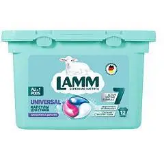 Капсулы д/стирки Lamm Universal 12шт, фото №1