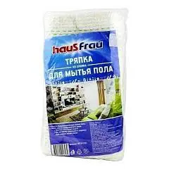 Тряпка д/пола хлопок Haus Frau из хлопка 50*70см 1шт, фото №1