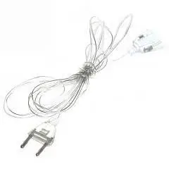 Удлинитель для гирлянды, 3 м, прозрачная нить, фото №1