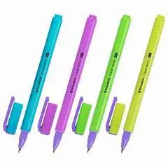 Ручка гелевая BRAUBERG COLOR NEON, ЧЕРНАЯ линия 0,35мм, фото №1