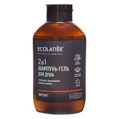 Гель-шампунь д/д Ecolatier Men URBAN 2в1 Sport 400мл, фото №1