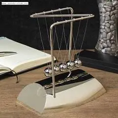 Маятник металл "Хром" 16х19х10 см, фото №1