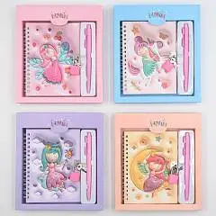 Блокнот+ручка "ФЕЕЧКА" на замочке  подар.упак.19,5*17,5см, фото №1