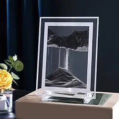 Песочные часы-картина «Тувута» 23?17см антистресс песок чёрн, фото №1