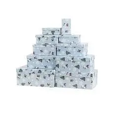 Коробка подарочная "Зима в лесу" 19*13*8 см 10-5, фото №1