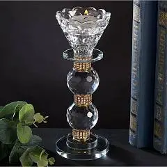 Подсвечник из стекла 18*7см., фото №1