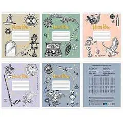 Тетрадь 18л КЛЕТКА "Гарри Поттер" тиснение, фото №1