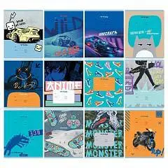 Тетрадь 18л ЛИНИЯ "Mix-12. Мальчики", фото №1