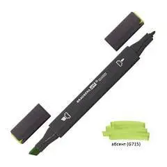 Маркер д/скетч двусторонний 1мм-6мм BRAUBERG абсент (G715), фото №1