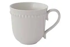 Кружка 0.35л (серый) "Tiffany" без инд.уп фарф, фото №1