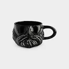 Кружка  Manly 560мл керам черн/серебр, фото №1